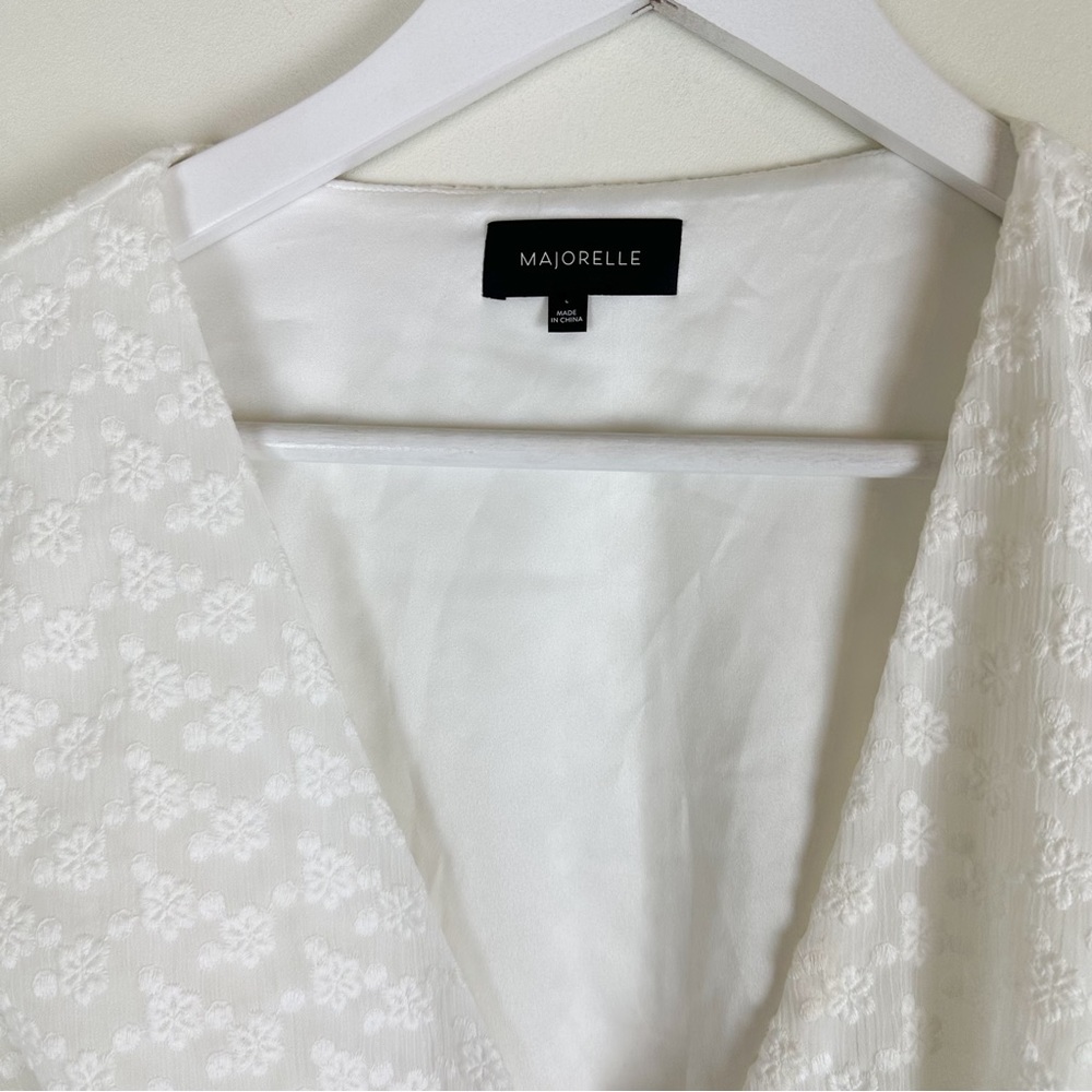 Majorelle White Eyelet Romper - Picture 3 of 10